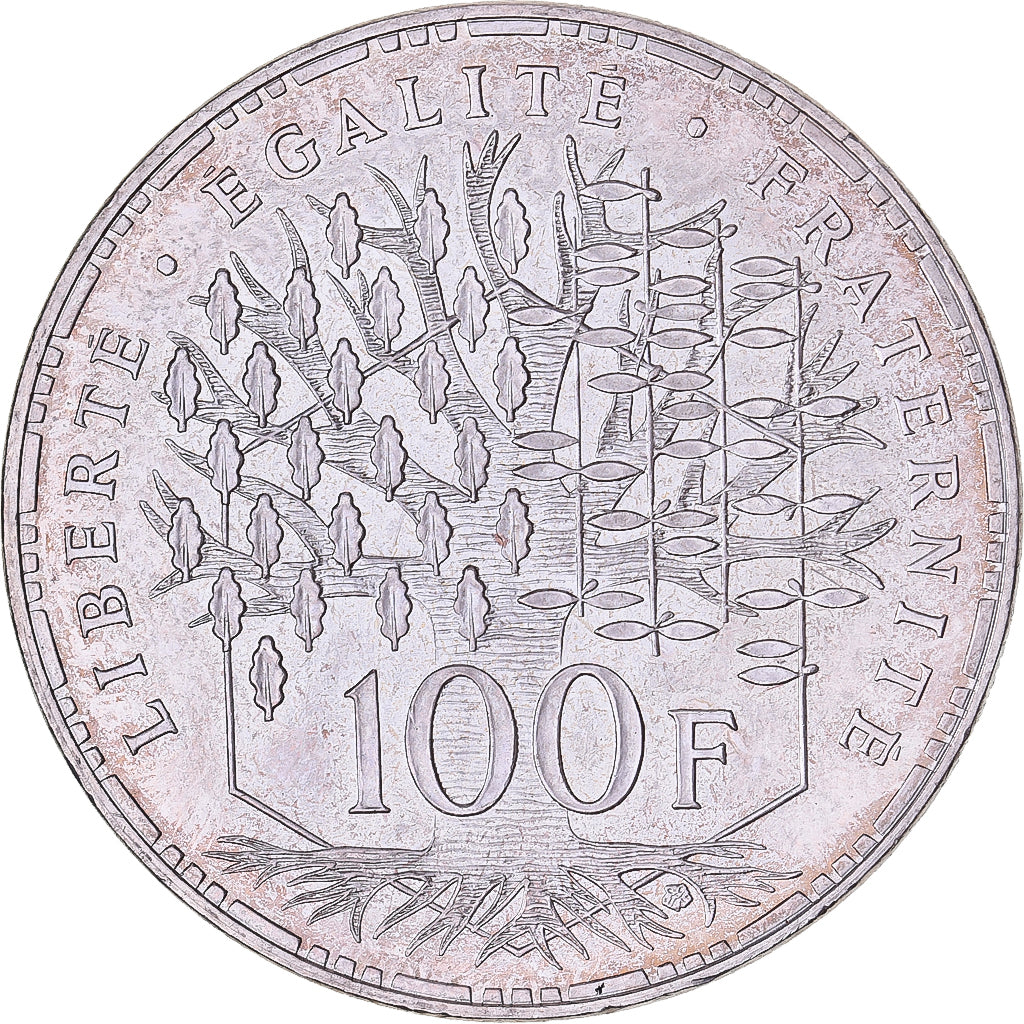 Francia, 100 Francs, Panthéon, 1991, MDP, Plata, SC, Gadoury:898
