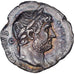 Hadrian, Denarius, 126-127, Rome, Silver, EF(40-45), RIC:854
