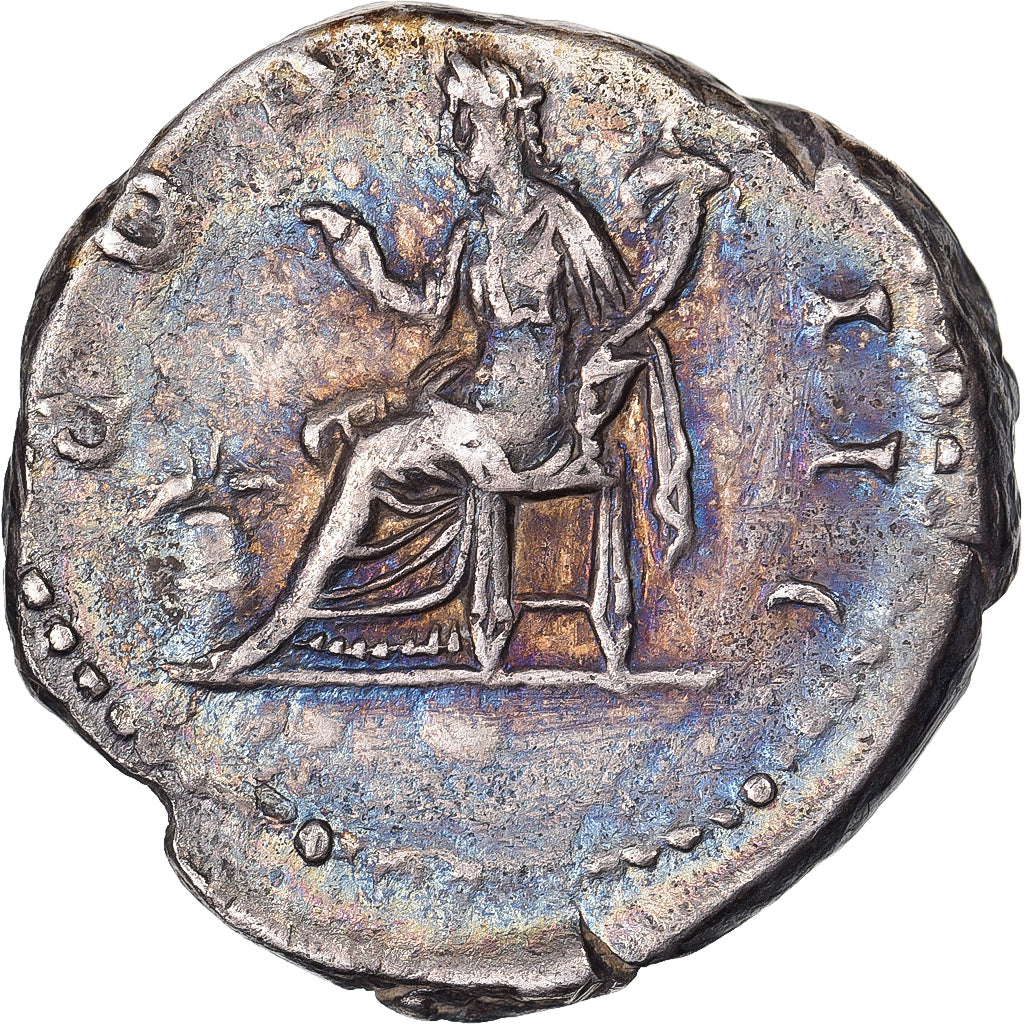 Hadrian, Denarius, 126-127, Rome, Silver, EF(40-45), RIC:854