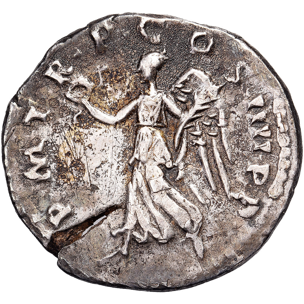 Trajan, Denarius, 101-102, Rome, Zilver, FR+, RIC:60