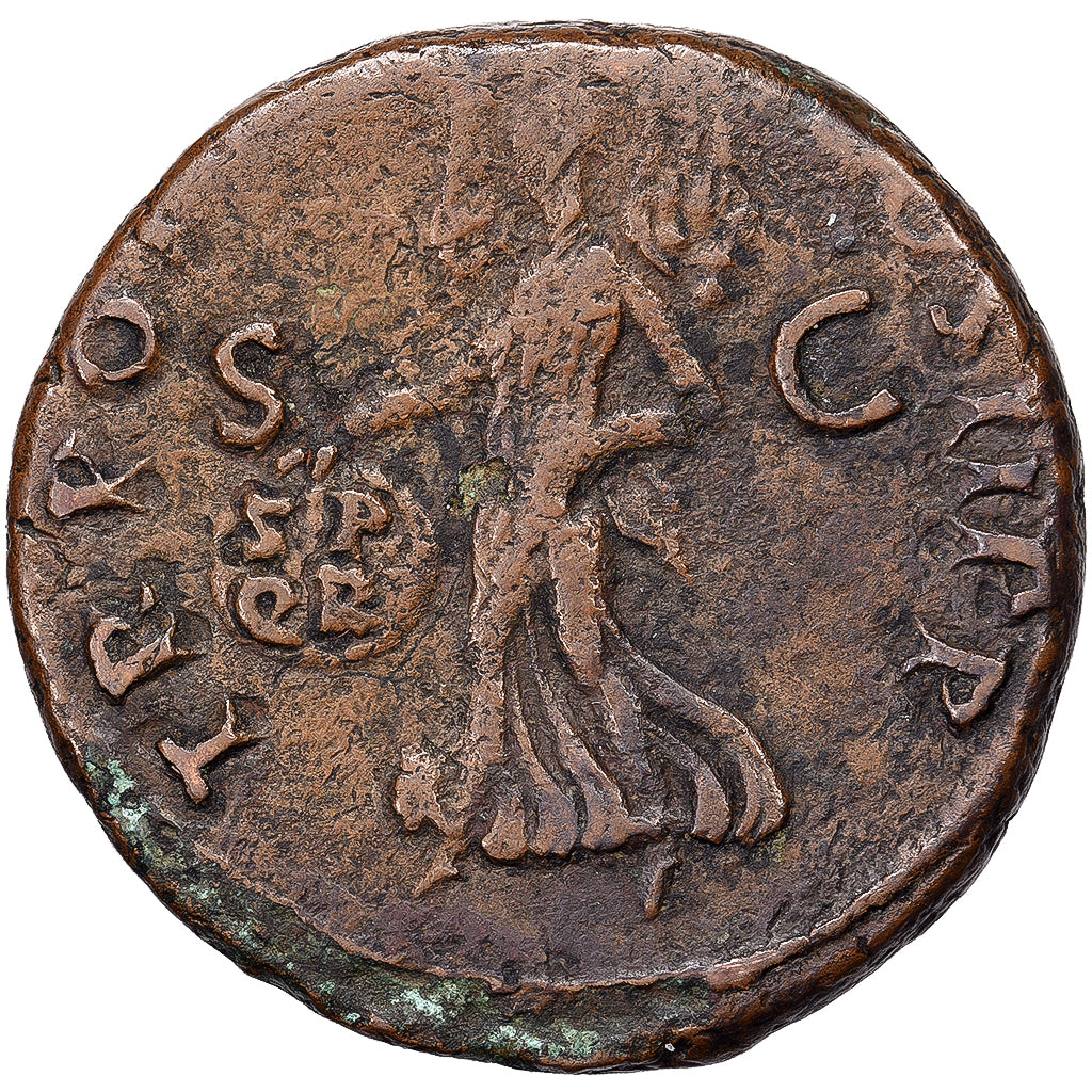 Trajan, As, 98-99, Rome, Bronze, VF(20-25), RIC:402