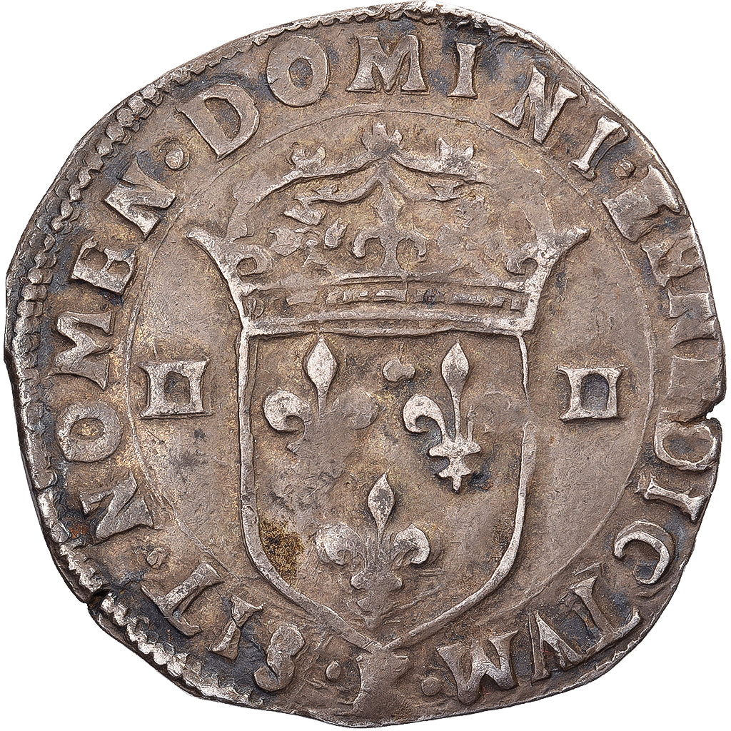 France, Henri IV, 1/4 Ecu, 1602, Bordeaux, Argent, TB, Gadoury:597