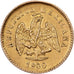 Mexico, 1 Peso, 1900, Mexico City, Gold, AU(55-58), KM:410.5