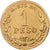 Mexico, 1 Peso, 1885, Mexico City, Gold, AU(55-58), KM:410.5