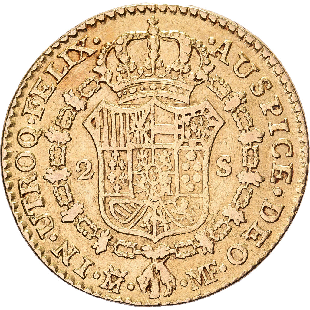 Spain, Charles IV, 2 Escudos, 1800, Madrid, Gold, VF(30-35), KM:435