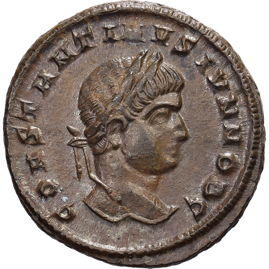 Constantine II, Follis, 320-321, Siscia, Bronze, VZ, RIC:163