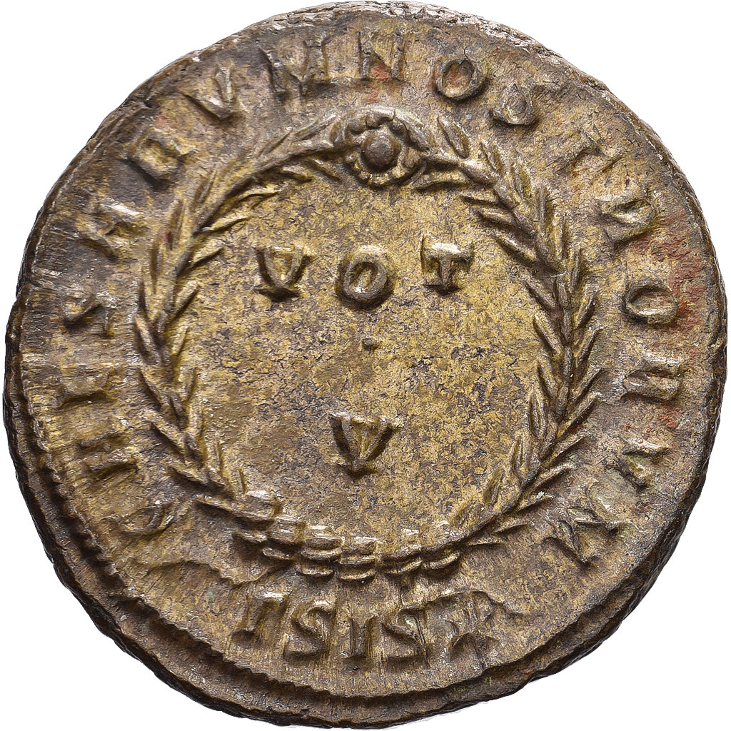 Constantine II, Follis, 320-321, Siscia, Bronze, VZ, RIC:163