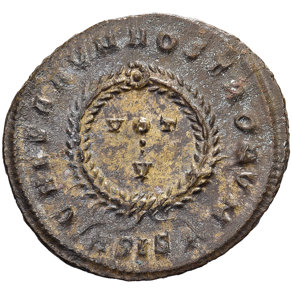 Constantine II, Follis, 320-321, Siscia, Bronze, AU(55-58), RIC:163