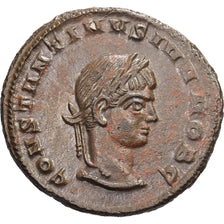 Constantine II, Follis, 320-321, Siscia, Bronze, AU(55-58), RIC:163
