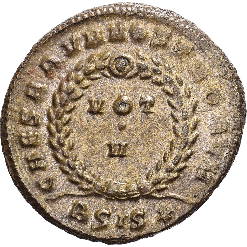 Constantine II, Follis, 320-321, Siscia, Bronze, VZ, RIC:163