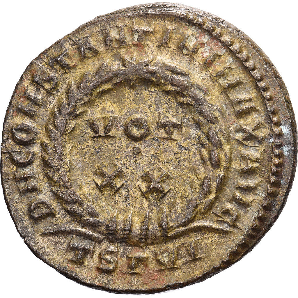 Constantine I, Reduced follis, 320, Thessalonica, Bronzo, SPL-, RIC:101