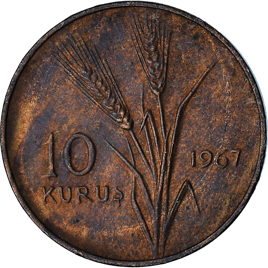 Turquía, 10 Kurus, 1967
