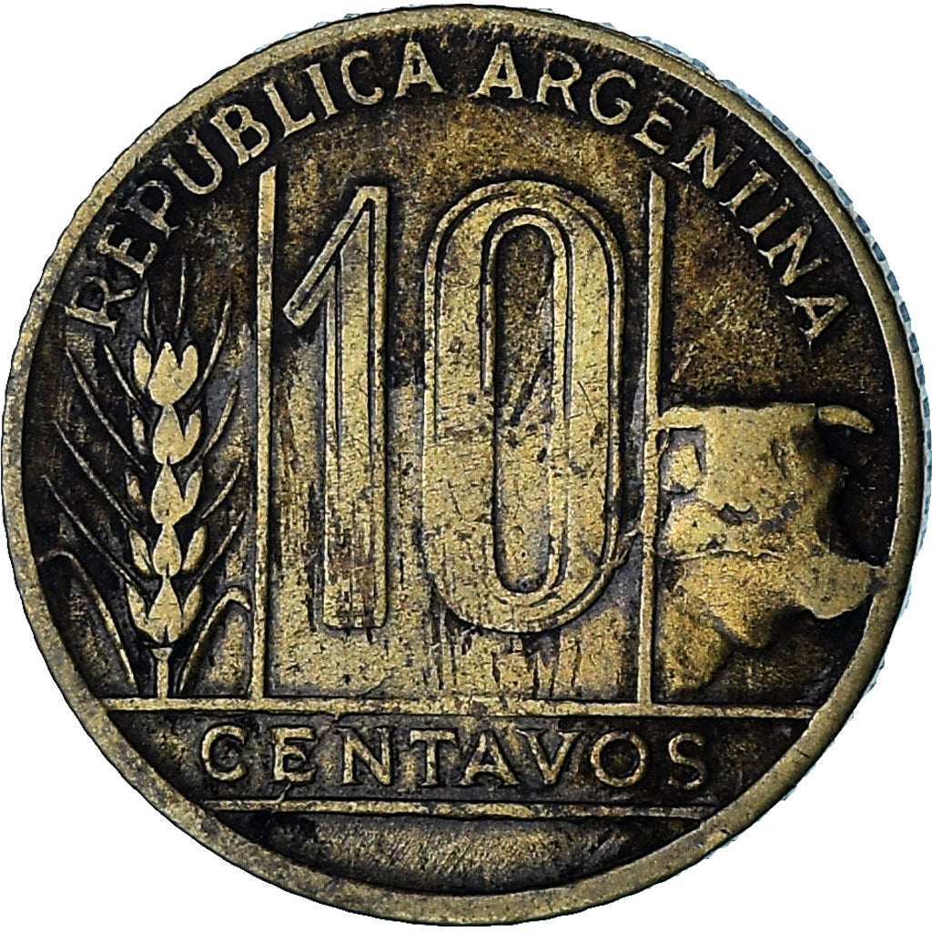 Argentina, 10 Centavos, 1950