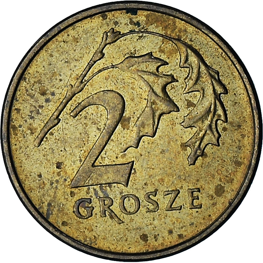 Poland, 2 Grosze, 1999