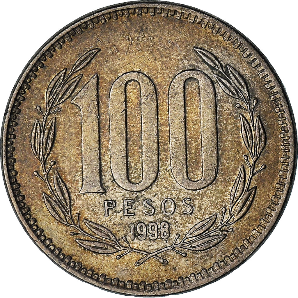 Chile, 100 Pesos, 1998