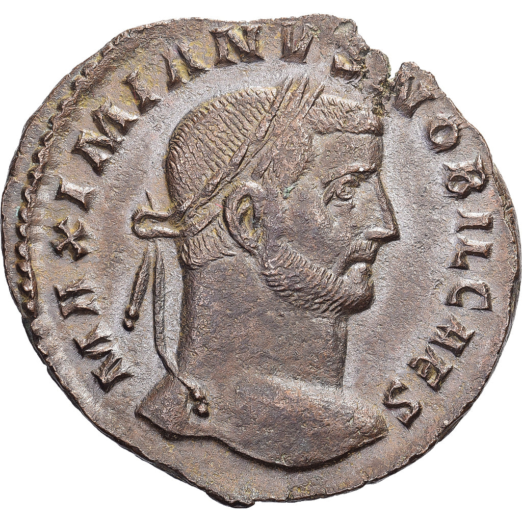 Galère, Follis, 298-299, Trèves, Bronze, TTB+, RIC:343b