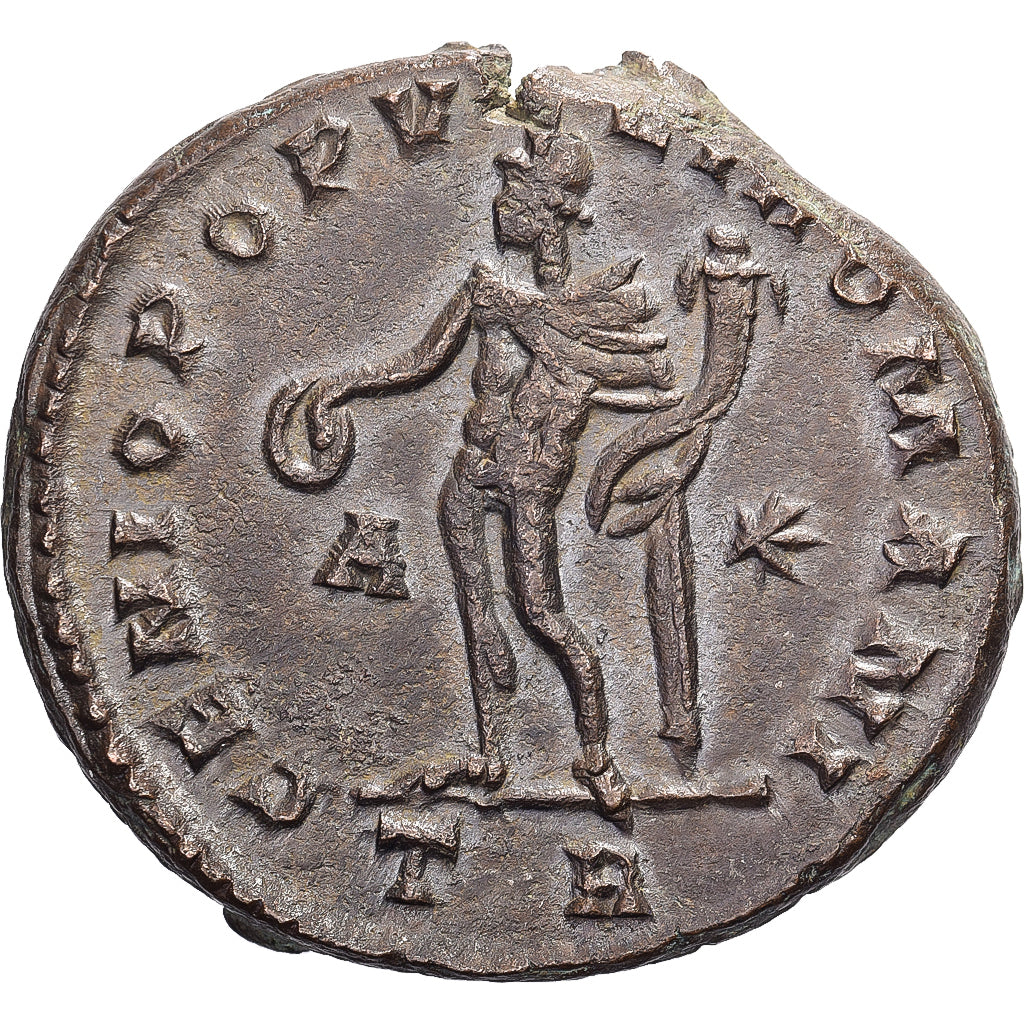 Galère, Follis, 298-299, Trèves, Bronze, TTB+, RIC:343b