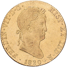 Spain, Fernando VII, 4 Escudos, 1820, Madrid, Gold, EF(40-45), KM:484