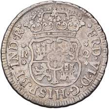 Mexico, Ferdinand VI, 2 Reales, 1753, Mexico City, Silver, VF(30-35), KM:86.1