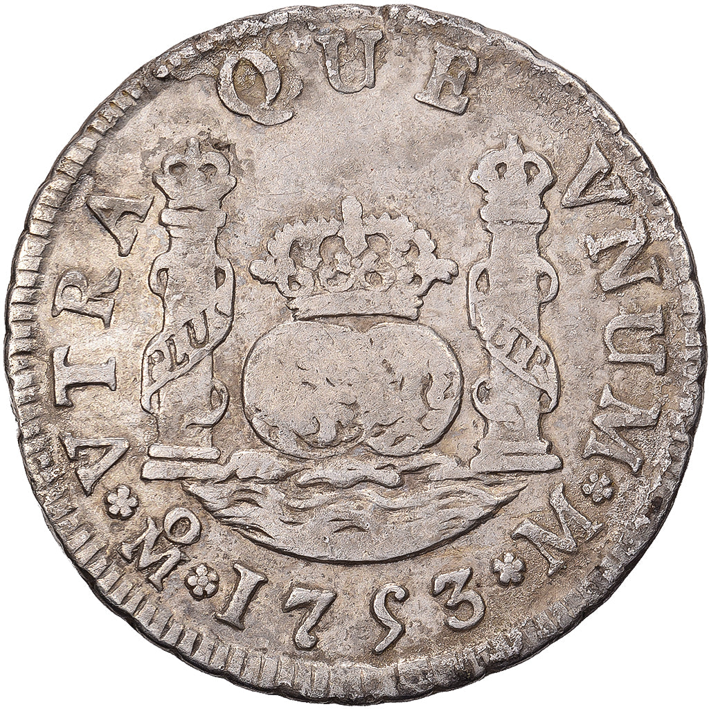 Mexico, Ferdinand VI, 2 Reales, 1753, Mexico City, Silver, VF(30-35), KM:86.1