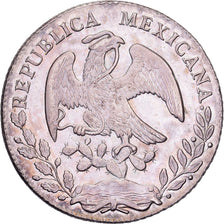 Mexico, 8 Reales, 1862, Mexico City, Silver, AU(50-53), KM:377.10