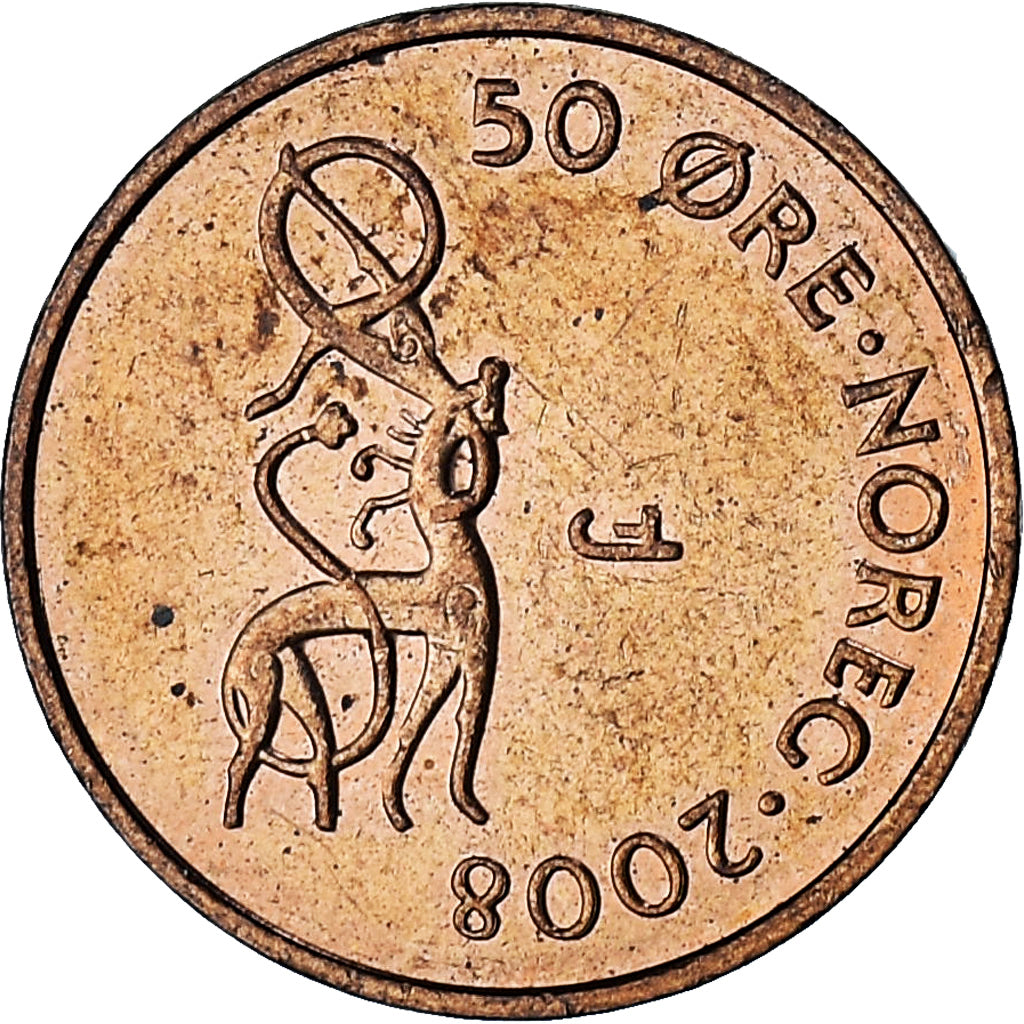 Noruega, 50 Öre, 2008