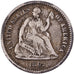 Vereinigte Staaten, Half Dime, Seated Liberty, 1862, Philadelphia, Silber, S+