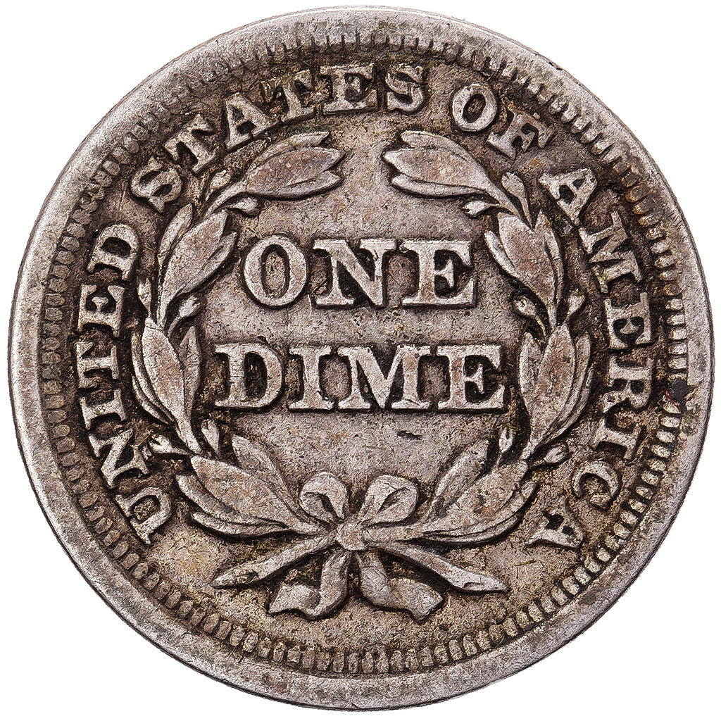 Vereinigte Staaten, 1 Dime, Seated Liberty, 1856, Philadelphia, Small Date