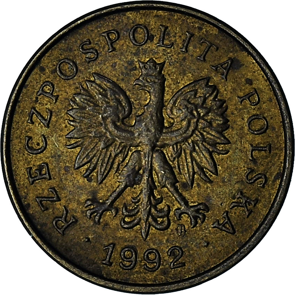 Poland, 2 Grosze, 1992