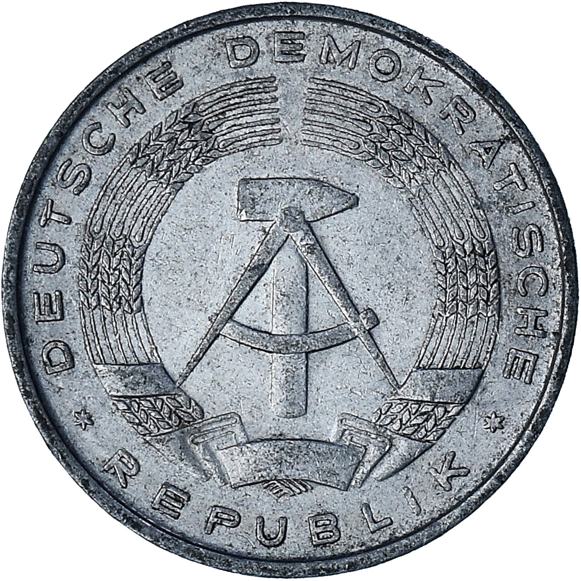 REPUBBLICA DEMOCRATICA TEDESCA, 10 Pfennig, 1965
