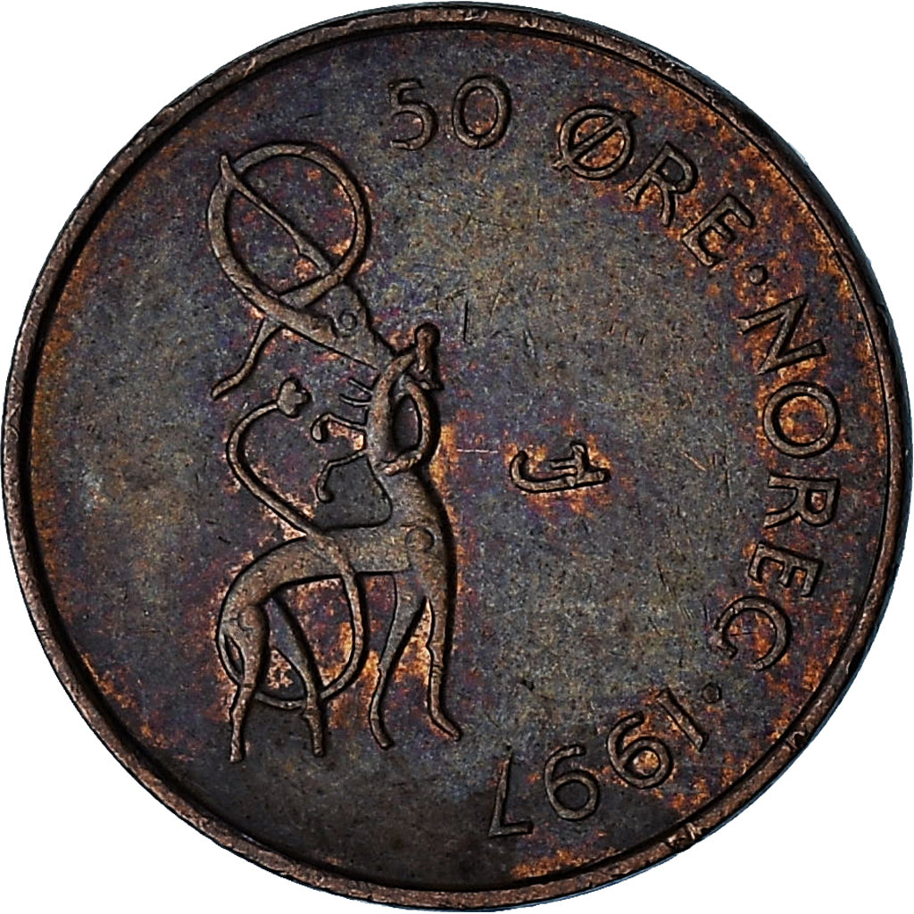 Noorwegen, 50 Öre, 1997