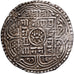 Nepal, Girvan Yuddha Vikrama, 1 Mohar, 1736 (1814), Silver, AU(50-53), KM:529