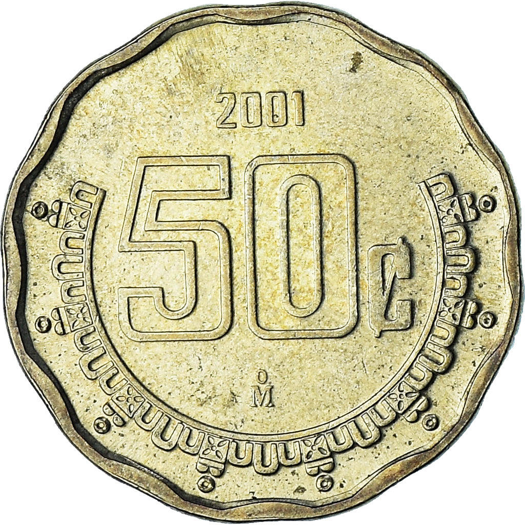 Mexico, 50 Centavos, 2001