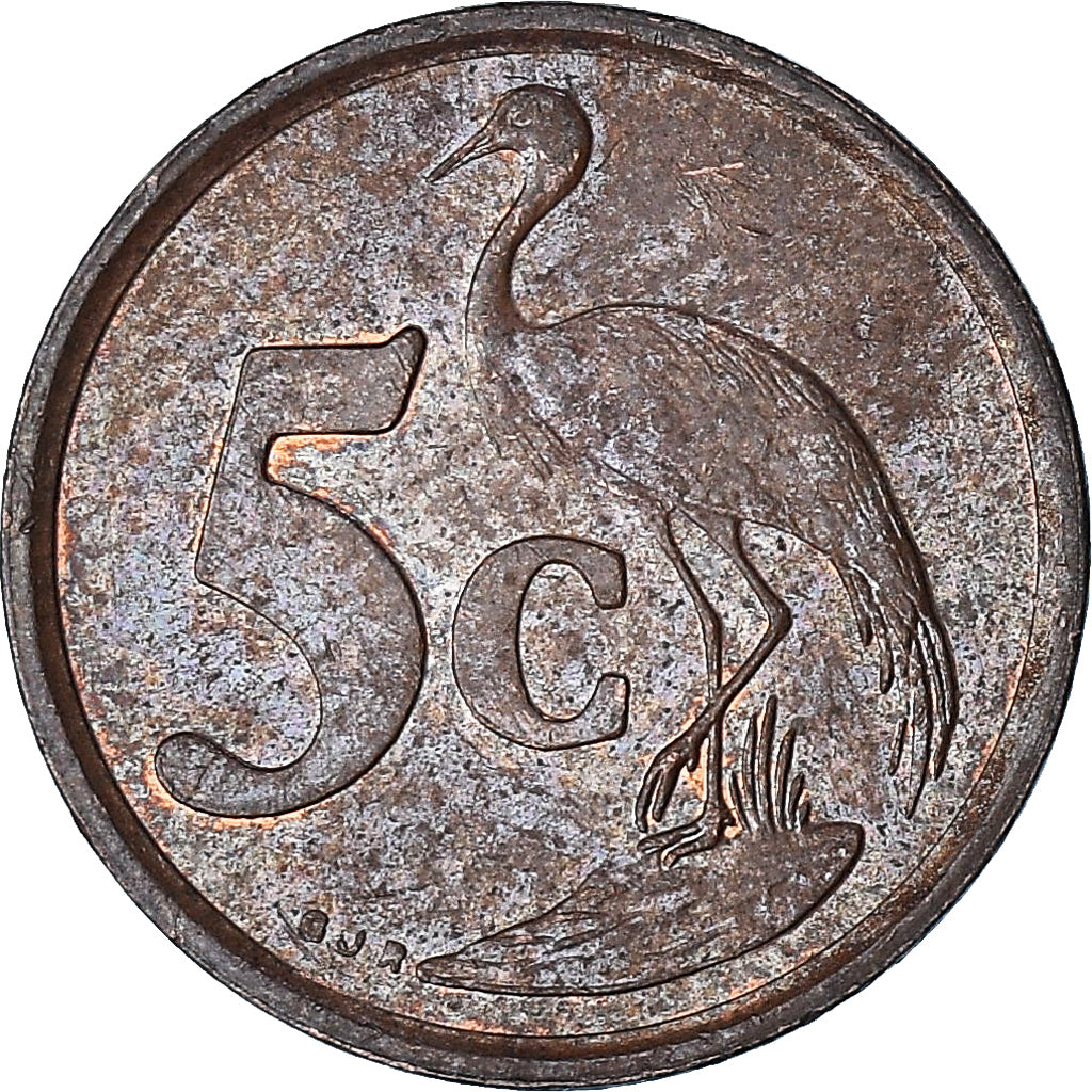 Afrique du Sud, 5 Cents, 1997