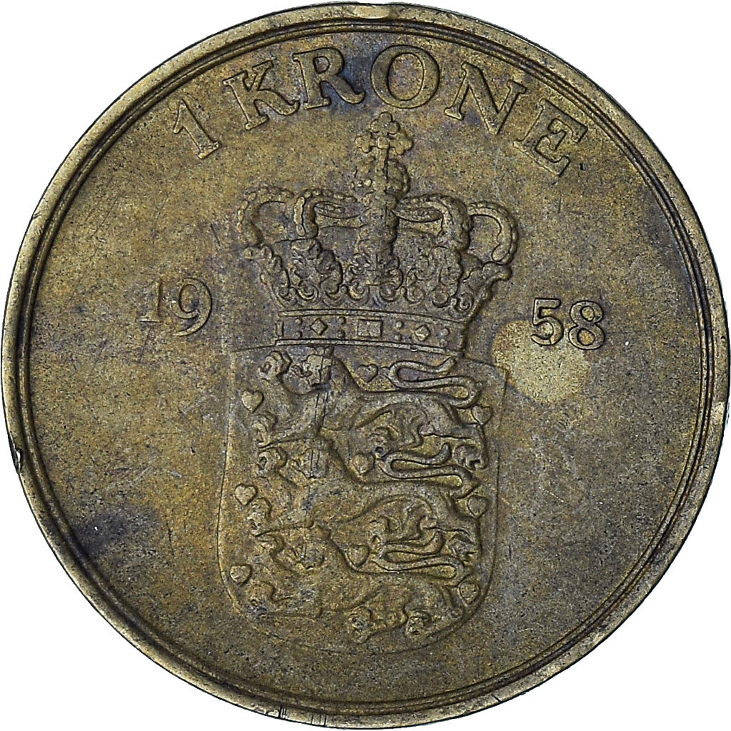 Dinamarca, Krone, 1958