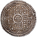Nepal, Surendra Vikrama, 1 Mohar, 1778 (1856), Argento, BB, KM:602