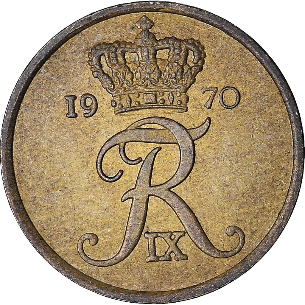 Denemarken, 5 Öre, 1970