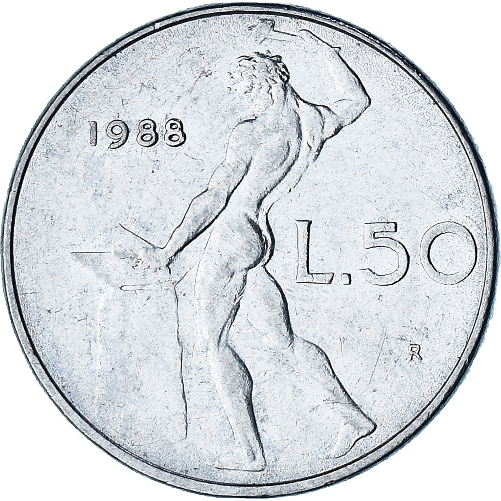 Italia, 50 Lire, 1988