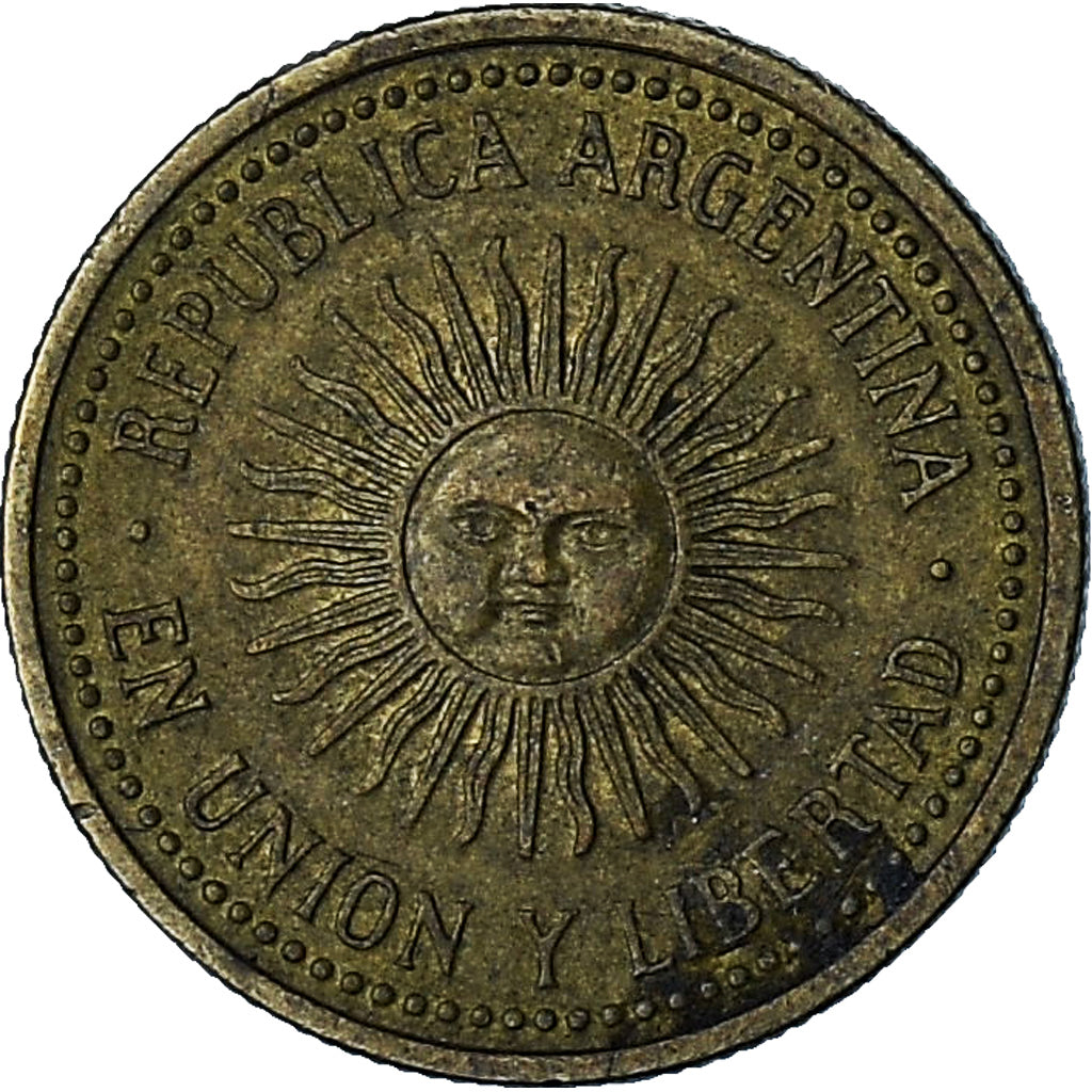 Argentina, 5 Centavos, 1992