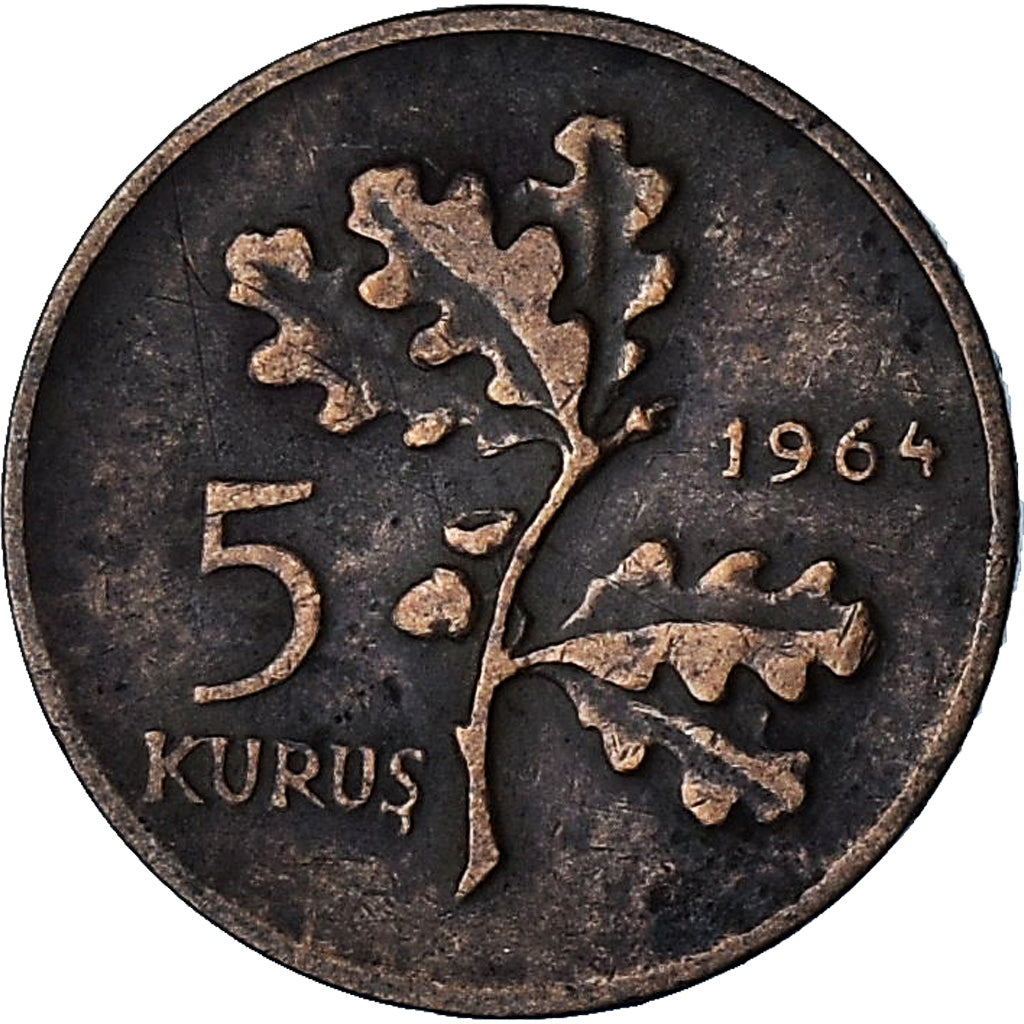 Turcja, 5 Kurus, 1964
