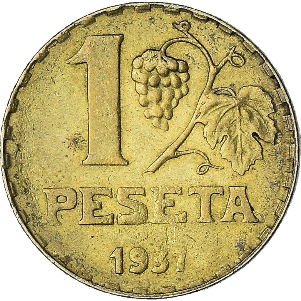 Spain, Peseta, 1937