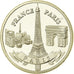 Francja, medal, Paris - France, Żelazo, Gilded, MS(63)