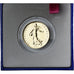 Frankrijk, 1 Franc, Semeuse, 2001, MDP, Goud, FDC, Gadoury:474a