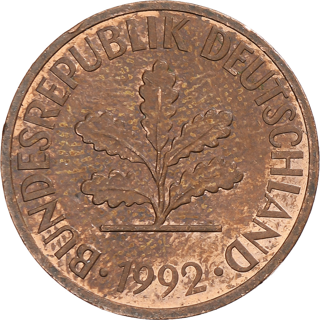 GERMANY - FEDERAL REPUBLIC, 2 Pfennig, 1992