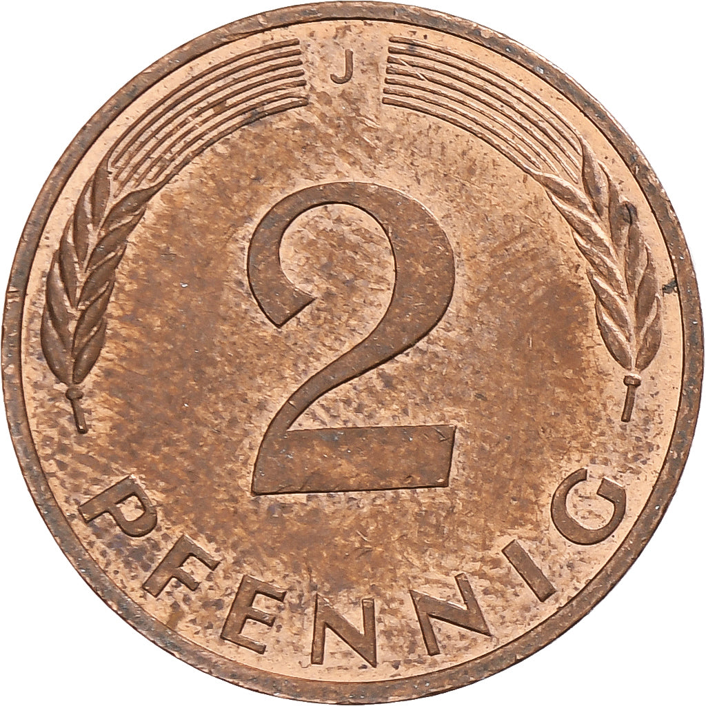 GERMANY - FEDERAL REPUBLIC, 2 Pfennig, 1992