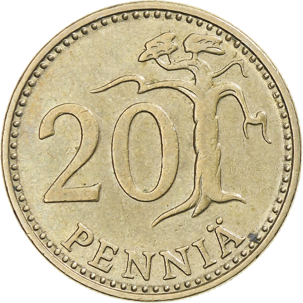 Finlandia, 20 Pennia, 1977