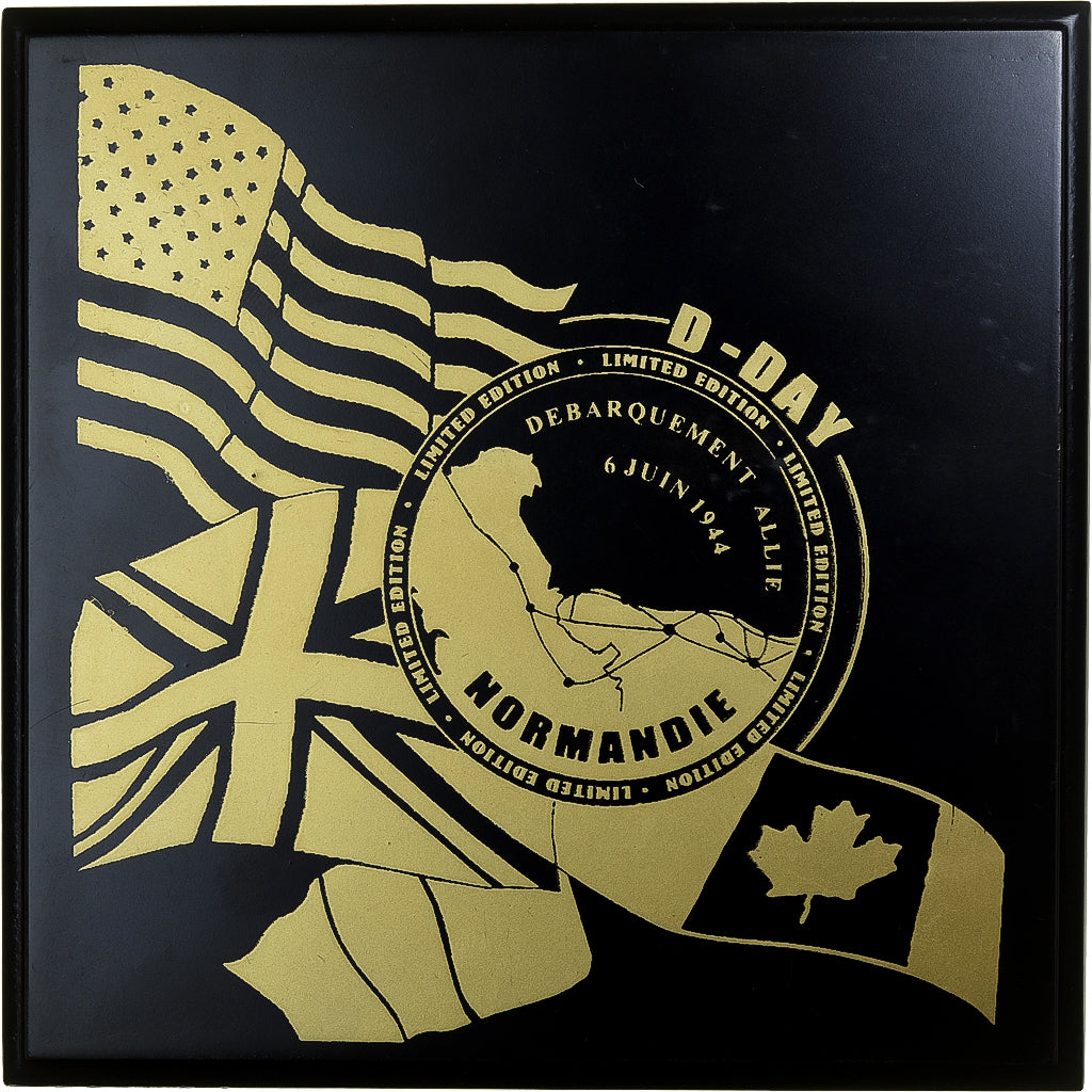 França, 4 Medals set, Débarquements de Normandie, Aço, Colorized, MS(65-70)