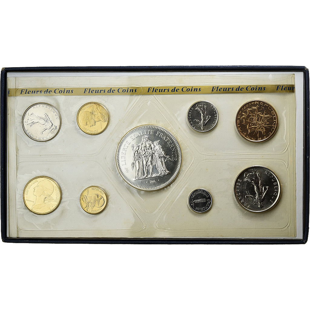 França, Coffret 1 c. à 50 frs., 1976, MDP, série FDC, N/D, MS(65-70)