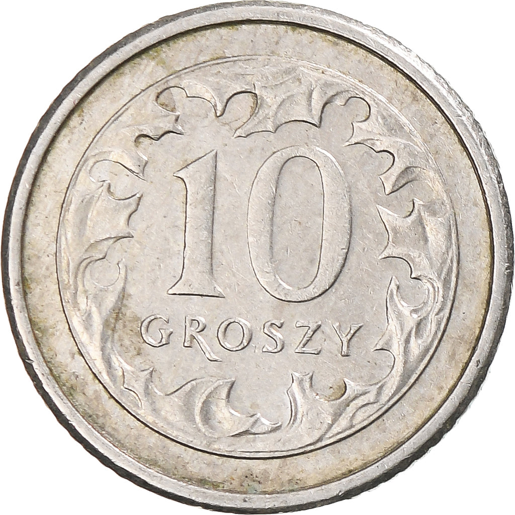 Poland, 10 Groszy, 1998