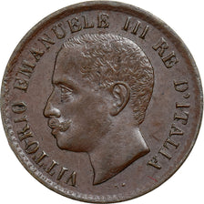 Italy, Vittorio Emanuele III, 1 Centesimo, 1908, Rome, Copper, AU(55-58), KM:35